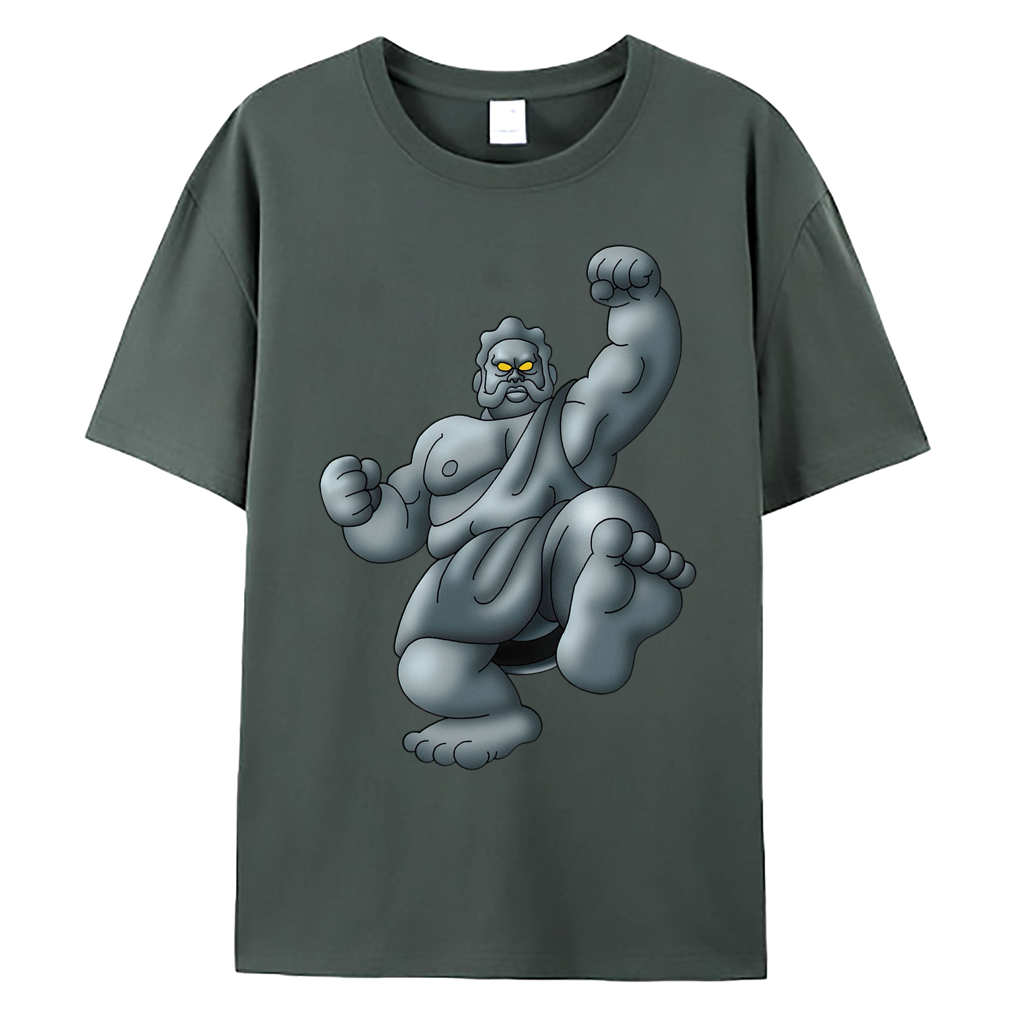 （画像用） ドラゴンクエスト Doragon Kuesuto Dragon Quest 綿100％ メンズ半袖Tシャツ｜肌触りやわらか＆通気性